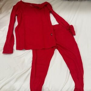 Kyte BABY Vibrant Red Kids Pajama Set